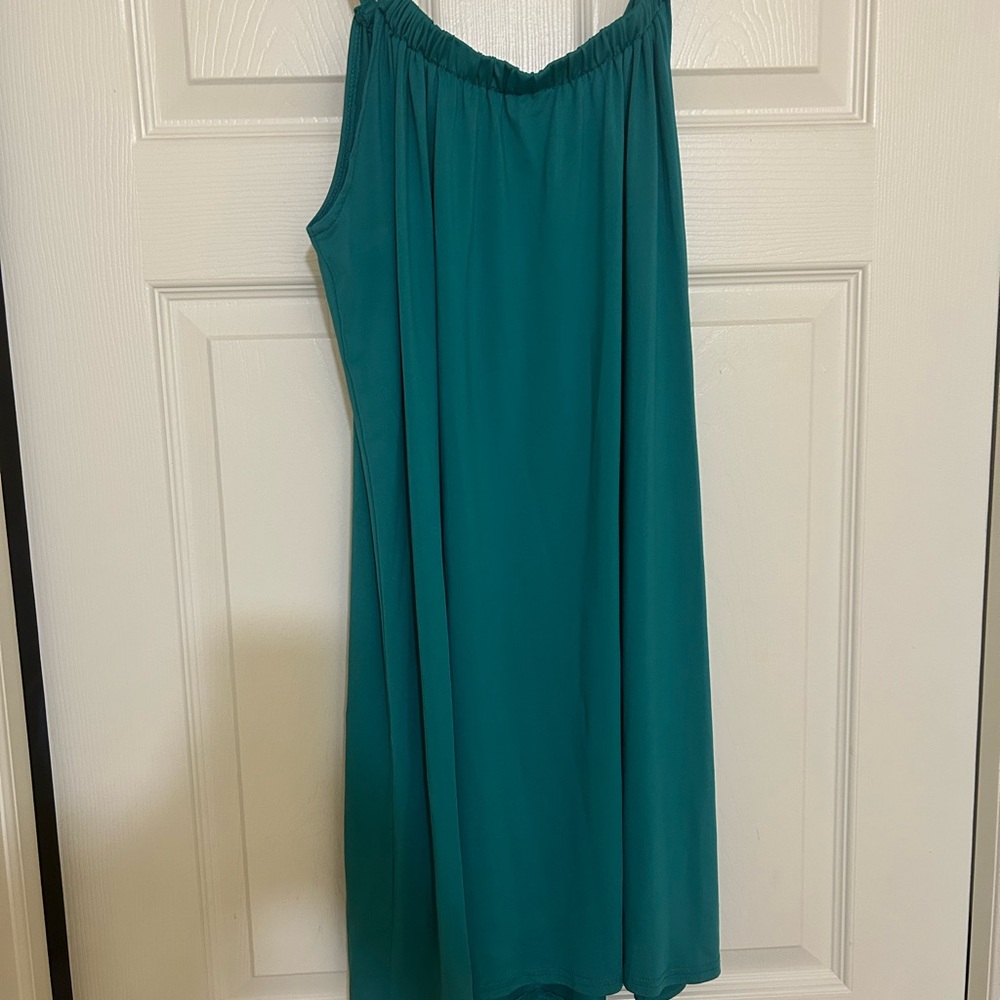 Teal Swimsuit Swimwear Bikini Cover-up